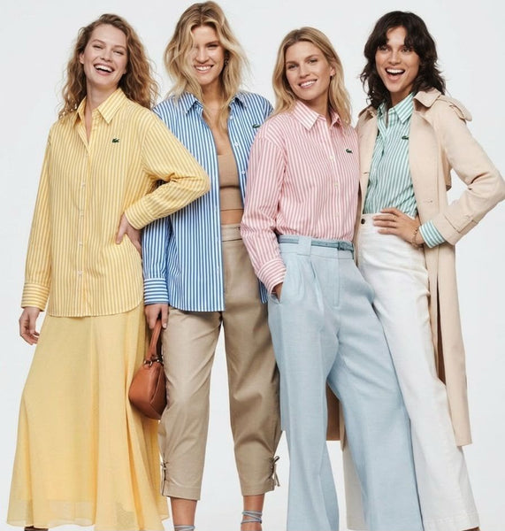 Premium Striped Button-Down Shirt for Women