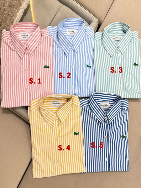 Premium Striped Button-Down Shirt for Women