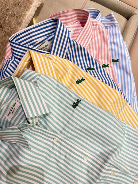 Premium Striped Button-Down Shirt for Women