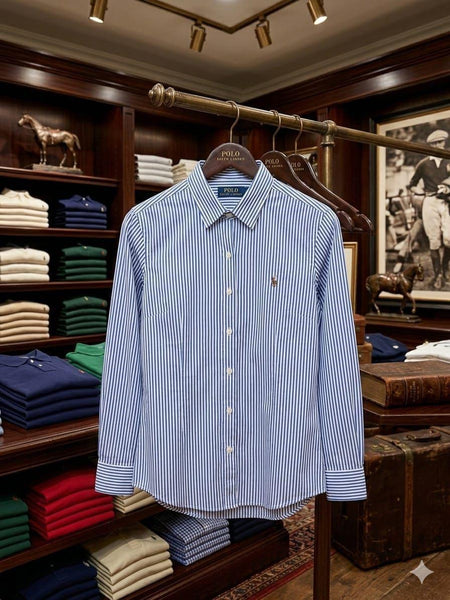 Women Premium Striped Button-Down Shirt