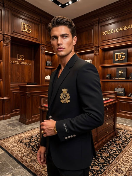 Premium Embroidered Blazer Suit for Men