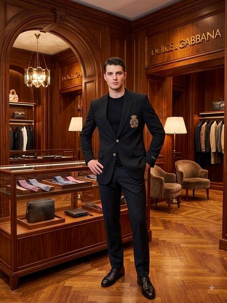 Premium Embroidered Blazer Suit for Men