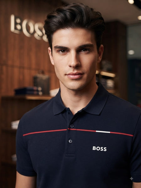 Premium Color Block Polo T-Shirt for Men