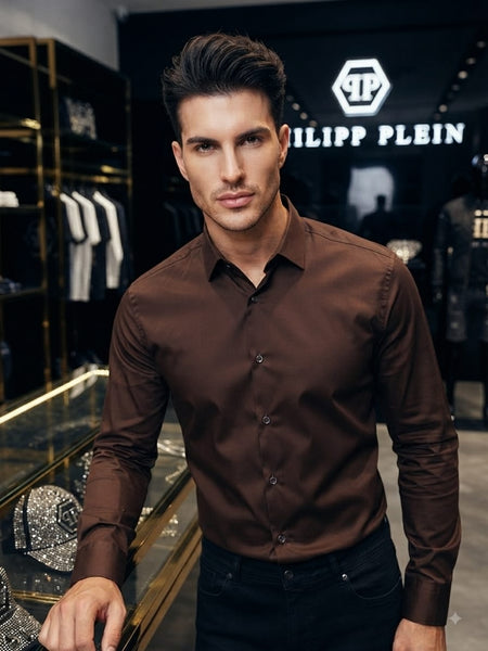 Men Premium Solid Full Sleeve Casual Shirt | Regular Fit