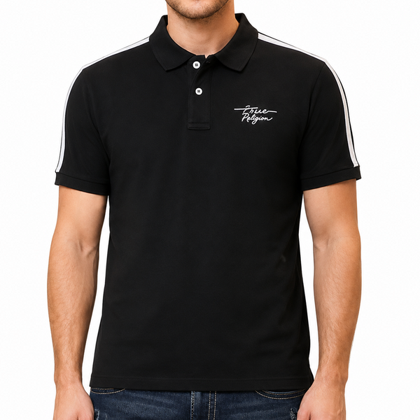 Premium Black Classic Polo Shirt
