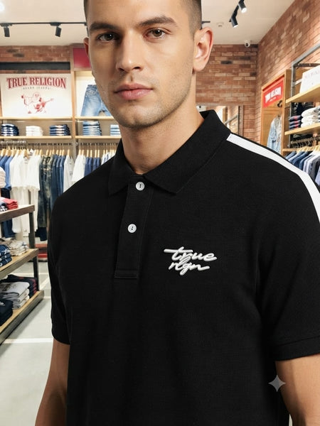 Premium Black Classic Polo Shirt