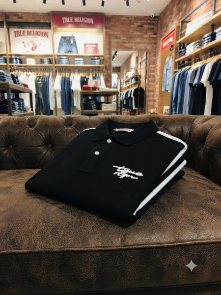 Premium Black Classic Polo Shirt