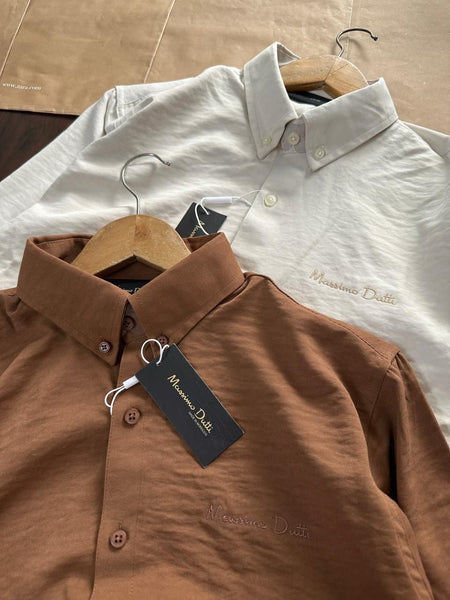 Men Premium Solid Shirt and Trouser Co-Ord Set