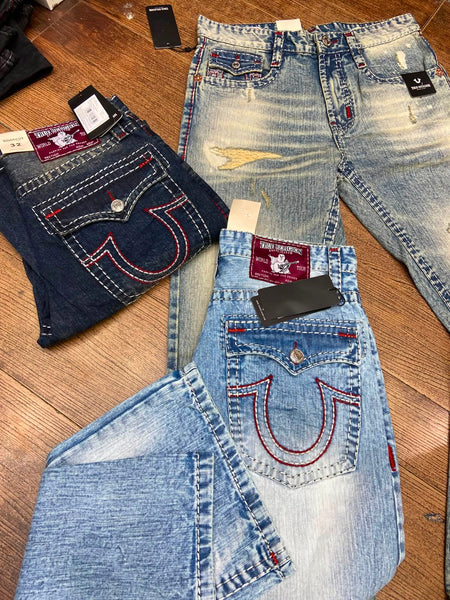 Premium Designer Lightly Distressed Denim