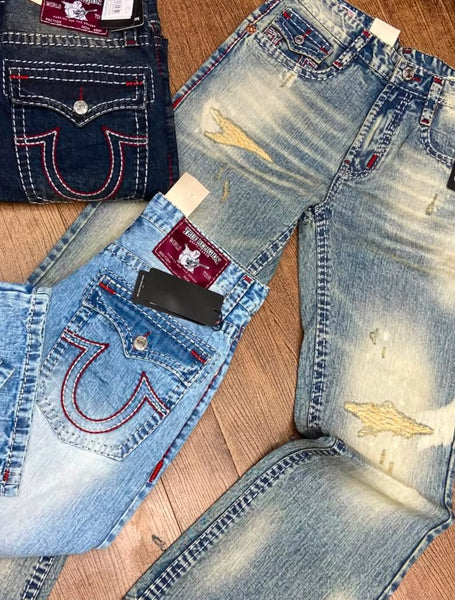 Premium Designer Lightly Distressed Denim