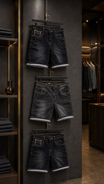 Premium Denim Half Jeans For Men