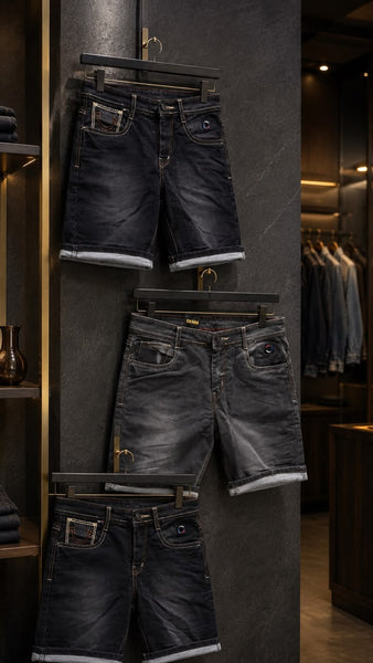 Premium Denim Half Jeans For Men