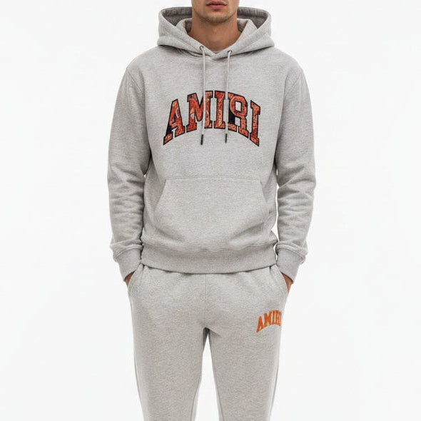 Men Premium Gray Designer Style Pullover Hoodie | Premium Hooded For men