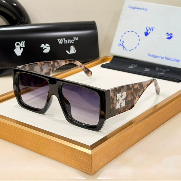 Premium Oversized Square Sunglasses with Tortoiseshell Temple Arms