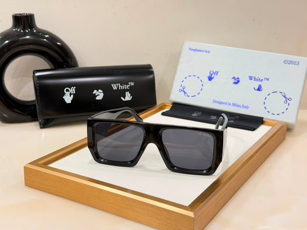 Premium Oversized Square Sunglasses with Tortoiseshell Temple Arms