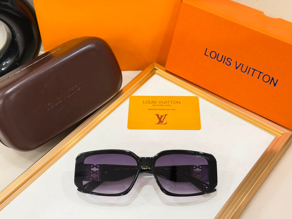 Premium Rectangular Sunglasses with Gradient Tinted Lenses