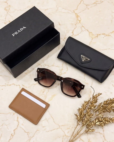 Premium Oversized Square Sunglasses with Dark Tinted Lenses