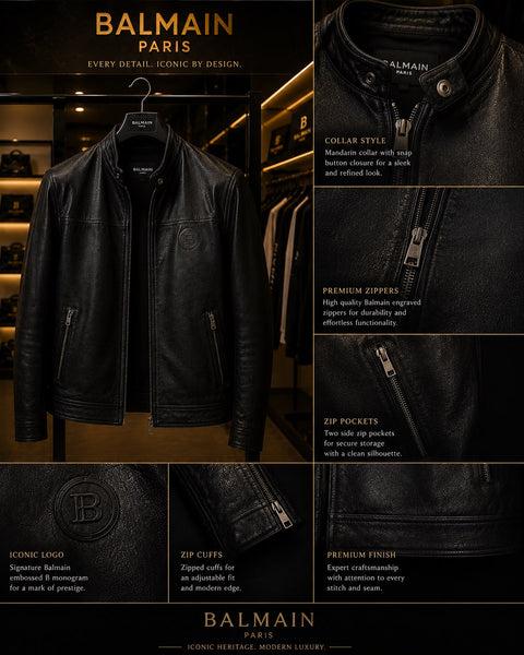 Men Premium Black Jacket Classic & Stylish Look
