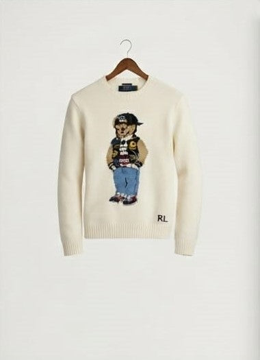 Embroidered Crew Neck Sweater Premium Winter Style For Men