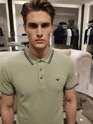 Premium Stylish T-Shirt – Soft Polo Neck for Men