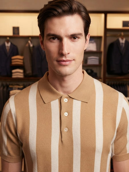 Premium Stylish T-Shirt – Soft Polo Neck for Men