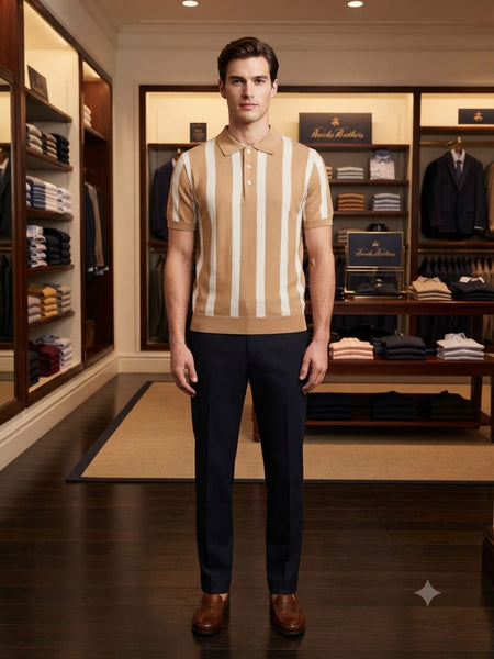 Premium Stylish T-Shirt – Soft Polo Neck for Men