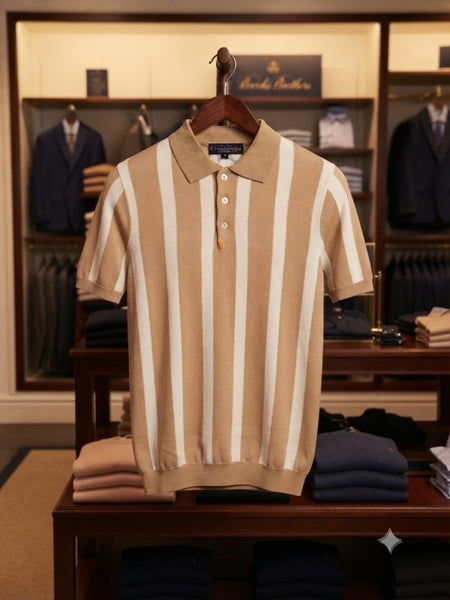 Premium Stylish T-Shirt – Soft Polo Neck for Men