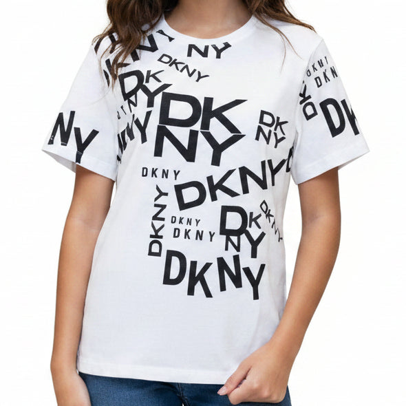Women Premium White Graphic Print Crew Neck T-Shirt