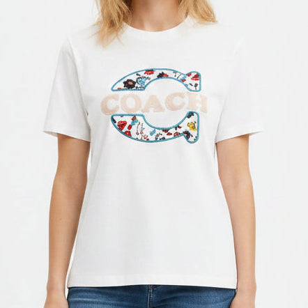 Women Graphic Print Crew Neck T-Shirt – Stylish Casual Tee