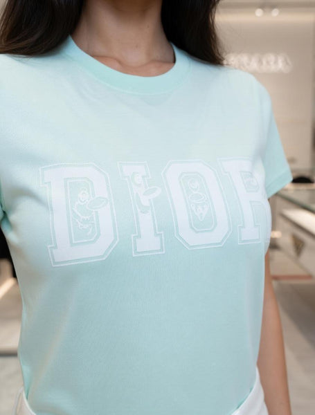Women Premium Mint Green Graphic Print Round Neck T-Shirt