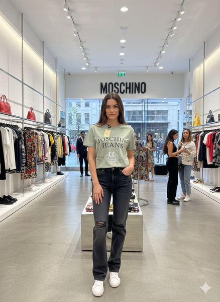 Women Casual Printed Crew Neck T-Shirt