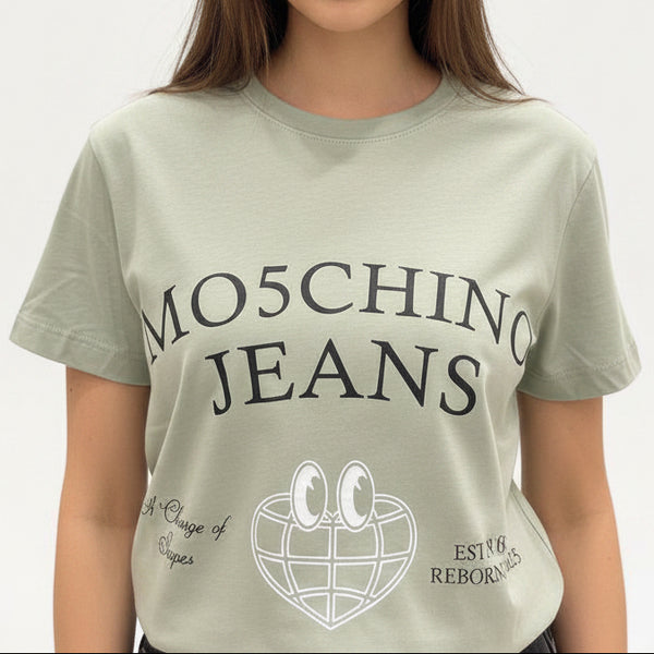 Women Casual Printed Crew Neck T-Shirt