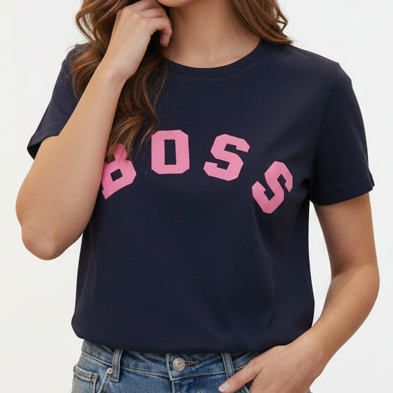 Women Casual Printed Crew Neck T-Shirt