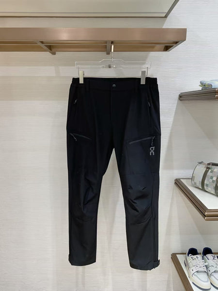 Men  Casual Cargo Pants – Lightweight Utility Trousers with Zipper Pockets
