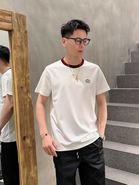 Men  Stylish Casual Crew Neck T-Shirt – Short Sleeve Regular Fit Summer Top