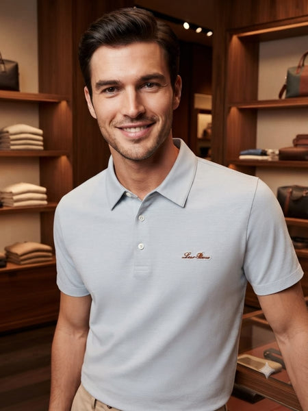 Premium Polo T-Shirt for Men  Elegant Casual Collar Tee