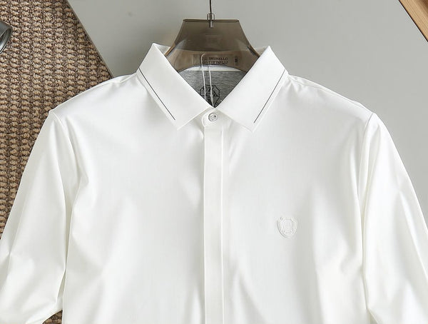 Men Premium Solid Formal Shirt – Long Sleeve Smart Fit Dress Shirt