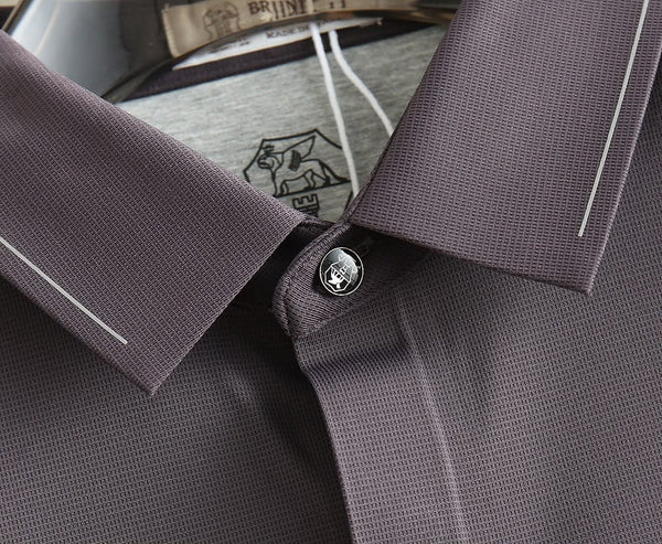 Men Premium Solid Formal Shirt – Long Sleeve Smart Fit Dress Shirt