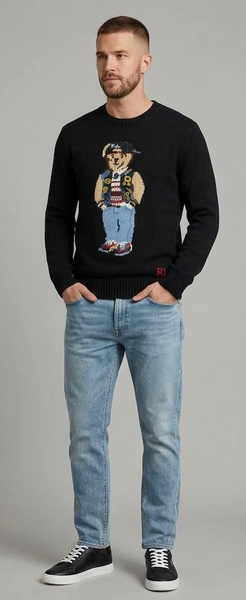 Men Crew Neck Knit Sweater – Casual Full Sleeve Winter Pullover