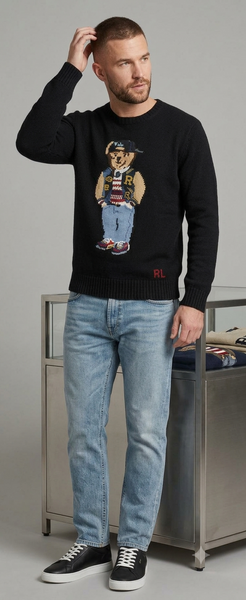 Men Crew Neck Knit Sweater – Casual Full Sleeve Winter Pullover