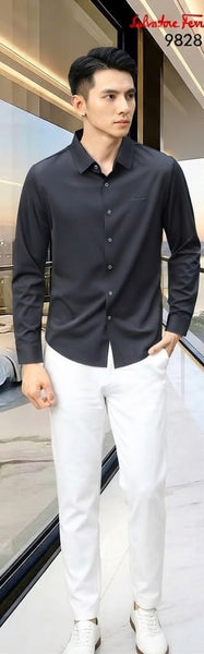 Men Solid Full Sleeve Casual Shirt – Classic Button-Down Formal & Smart Wear
