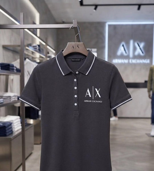 Women Elegant Gray Polo Collar Mini Dress – Short Sleeve Casual Fit Dress