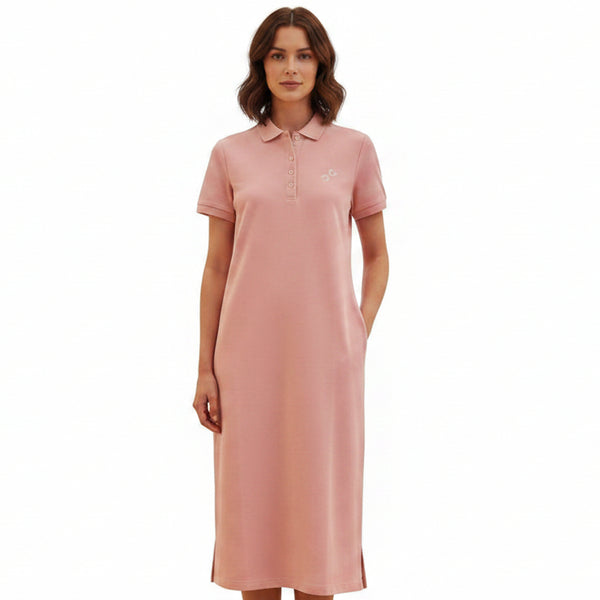 Premium Pink Polo Dress for Women