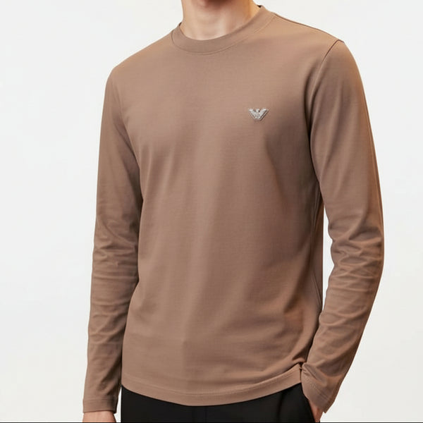 Premium Taupe Sweatshirt Minimal Luxury Style