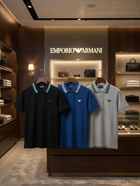 Kids Premium Polo T-Shirt with Contrast Collar