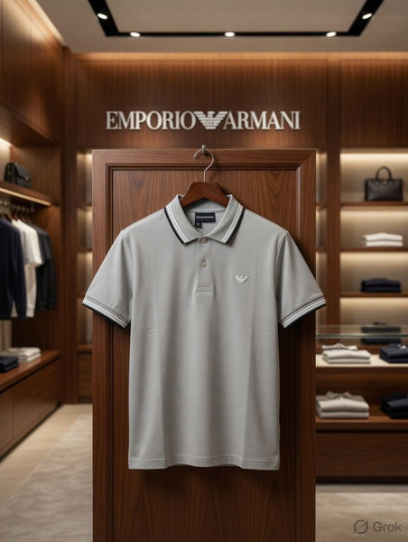 Kids Premium Polo T-Shirt with Contrast Collar