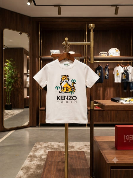 Kids Classic T-Shirt with Contrast Collar Design