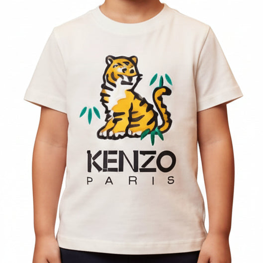 Kids Classic T-Shirt with Contrast Collar Design