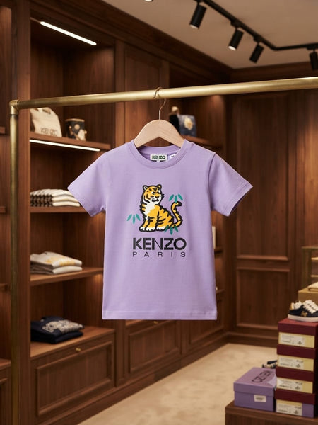Kids Classic T-Shirt with Contrast Collar Design