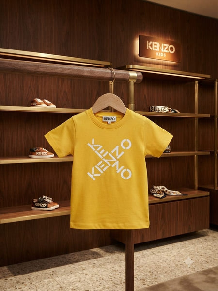 Kids Classic T-Shirt with Contrast Collar Design